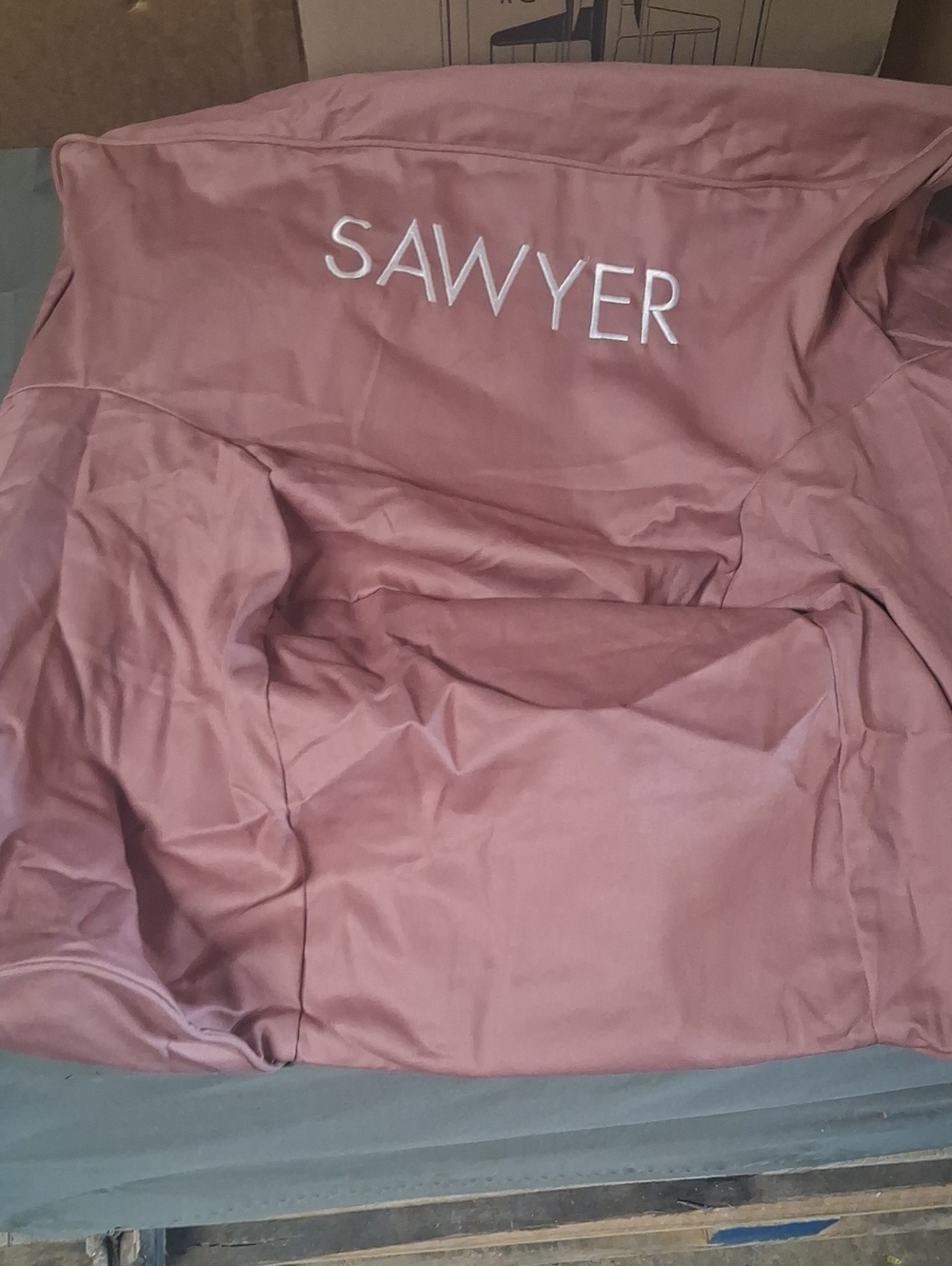 New Pottery Barn Dusty Rose Kids Chair Cover